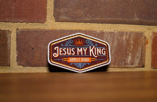 Jesus My King Patch (Embroidered)