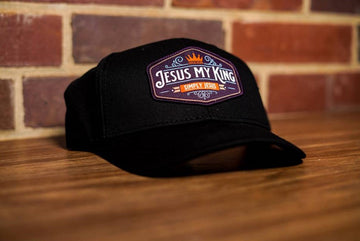 Jesus My King Cap (Black) - Steven Francis Ministries 
