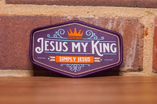Jesus My King Patch (Woven) - Steven Francis Ministries 
